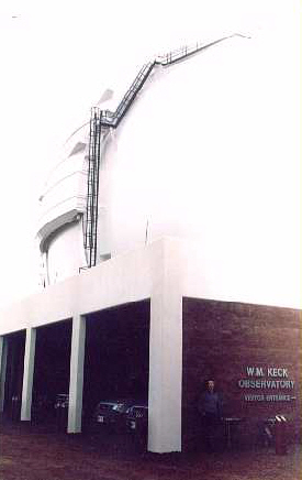 yours truly outside the Keck